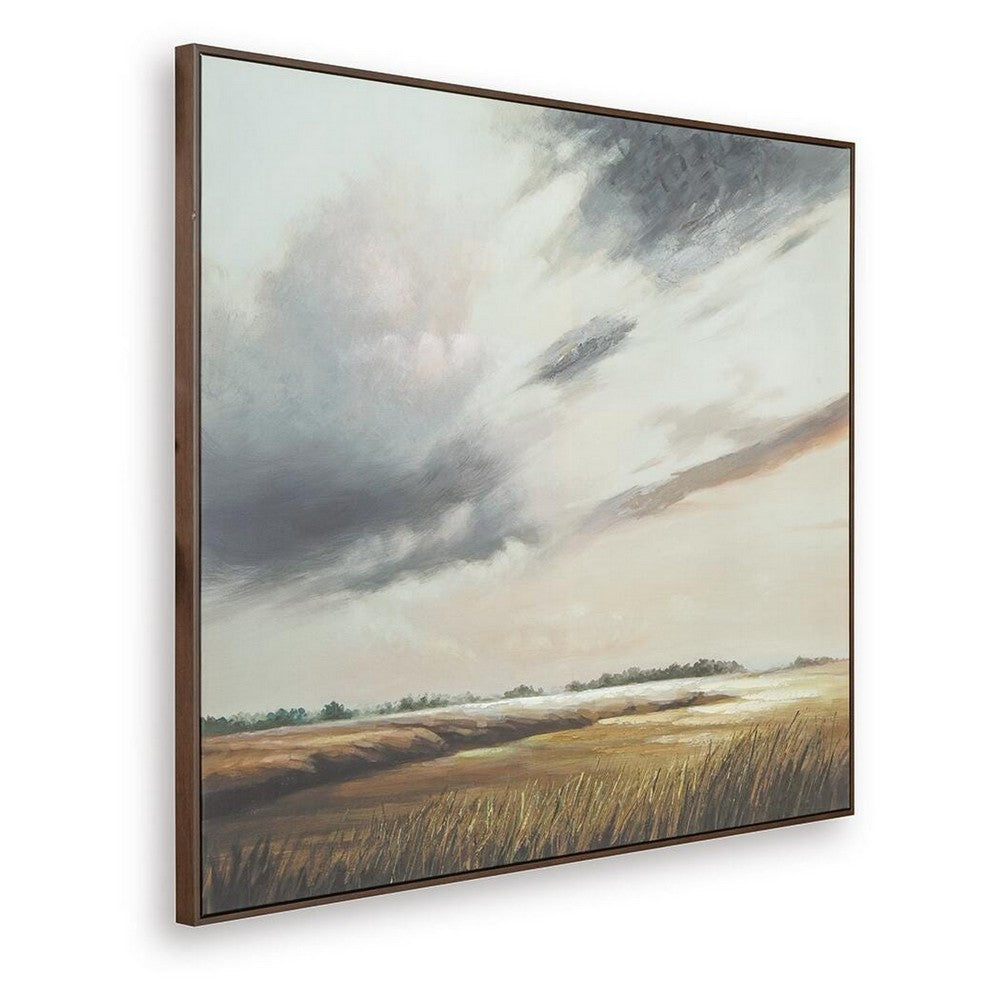 Tayo H&-Painted Wall Art | L&scape Scenic Detail | Multicolor Canvas 40x50