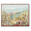 Prado Wall Art | Floral L&scape with Mountain View | Multicolor Canvas 40x50