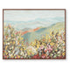 Prado Wall Art | Floral L&scape with Mountain View | Multicolor Canvas 40x50