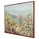 Prado Wall Art | Floral L&scape with Mountain View | Multicolor Canvas 40x50