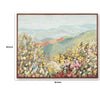 Prado Wall Art | Floral L&scape with Mountain View | Multicolor Canvas 40x50