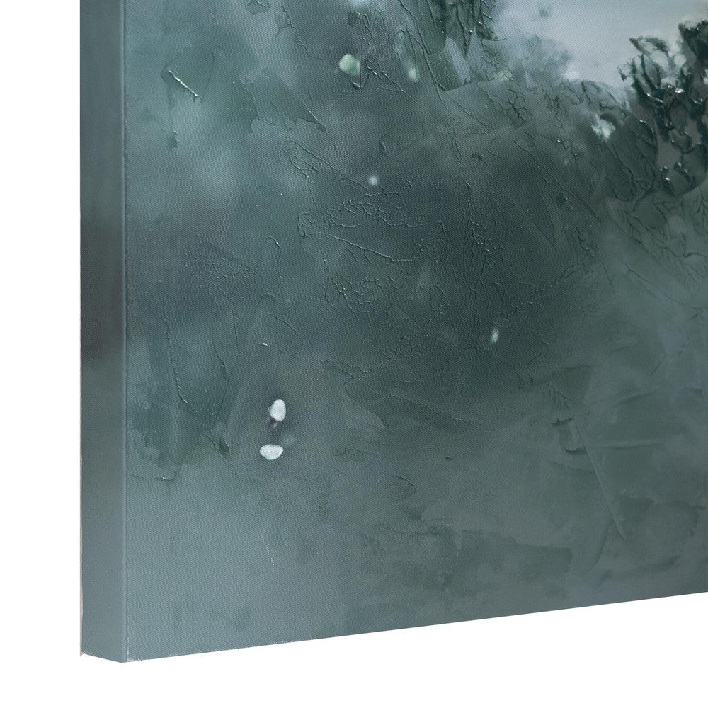 Verny Wall Art with Mountain L&scape Design | Multicolor Canvas 36x60