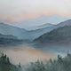 Verny Wall Art with Mountain L&scape Design | Multicolor Canvas 36x60