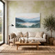 Verny Wall Art with Mountain L&scape Design | Multicolor Canvas 36x60