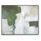 Enid Wall Art with Brushstroke Details | Multicolor Canvas | Black Frame 40x50