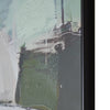 Enid Wall Art with Brushstroke Details | Multicolor Canvas | Black Frame 40x50