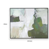 Enid Wall Art with Brushstroke Details | Multicolor Canvas | Black Frame 40x50