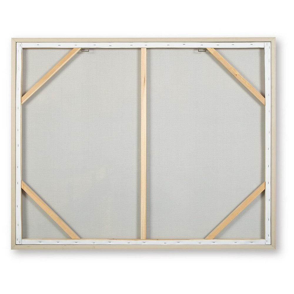 Barny Wall Art with Sailboat Design | Blue-Brown Gallery Framed Canvas 40x50
