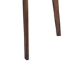 Mila Dining Table |  Square Top | Rounded Edges | Walnut Brown Wood 39"