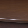 Mila Dining Table |  Square Top | Rounded Edges | Walnut Brown Wood 39"
