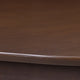 Mila Dining Table |  Square Top | Rounded Edges | Walnut Brown Wood 39"