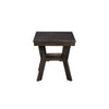 Gary 3pc Coffee Table & End Table Set | Open Shelf | Chevron Top | Brown