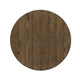 Ethy 3pc Round Coffee Table & End Table Set | Lower Shelf | Brown & White
