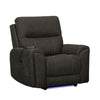 Gova Auto Glider Power Recliner Chair | Zero Gravity | Sable Brown Polyester