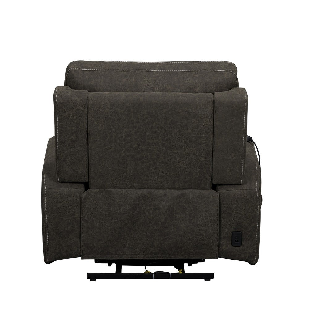 Gova Auto Glider Power Recliner Chair | Zero Gravity | Sable Brown Polyester