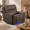 Gova Auto Glider Power Recliner Chair | Zero Gravity | Sable Brown Polyester