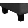 Kyna Sectional Sofa with Storage Ottoman | Throw Pillows | Gray Fabric