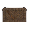 Bucky Nightstand with 2 Dovetail Drawers | Molding Details | Brown Wood