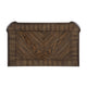 Bucky Nightstand with 2 Dovetail Drawers | Molding Details | Brown Wood
