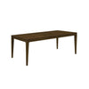 Andre Dining Table with Self-Storing Extension Leaf | Brown Wood | 63-91"