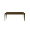 Andre Dining Table with Self-Storing Extension Leaf | Brown Wood | 63-91"