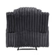 Phil Tab-Pull Recliner Chair with Cup Holders | Dark Gray Corduroy