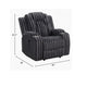 Phil Tab-Pull Recliner Chair with Cup Holders | Dark Gray Corduroy