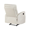 Henley Reclining Chair with Magazine Pocket | Beige Faux Leather