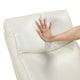 Henley Reclining Chair with Magazine Pocket | Beige Faux Leather