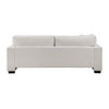 Covey Sofa with 4 Accent Pillows | Rubberwood Legs | Beige Chenille
