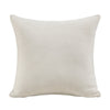 Covey Sofa with 4 Accent Pillows | Rubberwood Legs | Beige Chenille