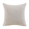 Evany Sofa with 4 Accent Pillows | Upholstered Legs | Taupe Chenille