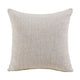 Evany Sofa with 4 Accent Pillows | Upholstered Legs | Taupe Chenille