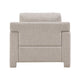 Evany Accent Chair with 1 Pillow and Upholstered Legs | Taupe Chenille