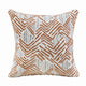Evany Accent Chair with 1 Pillow and Upholstered Legs | Taupe Chenille