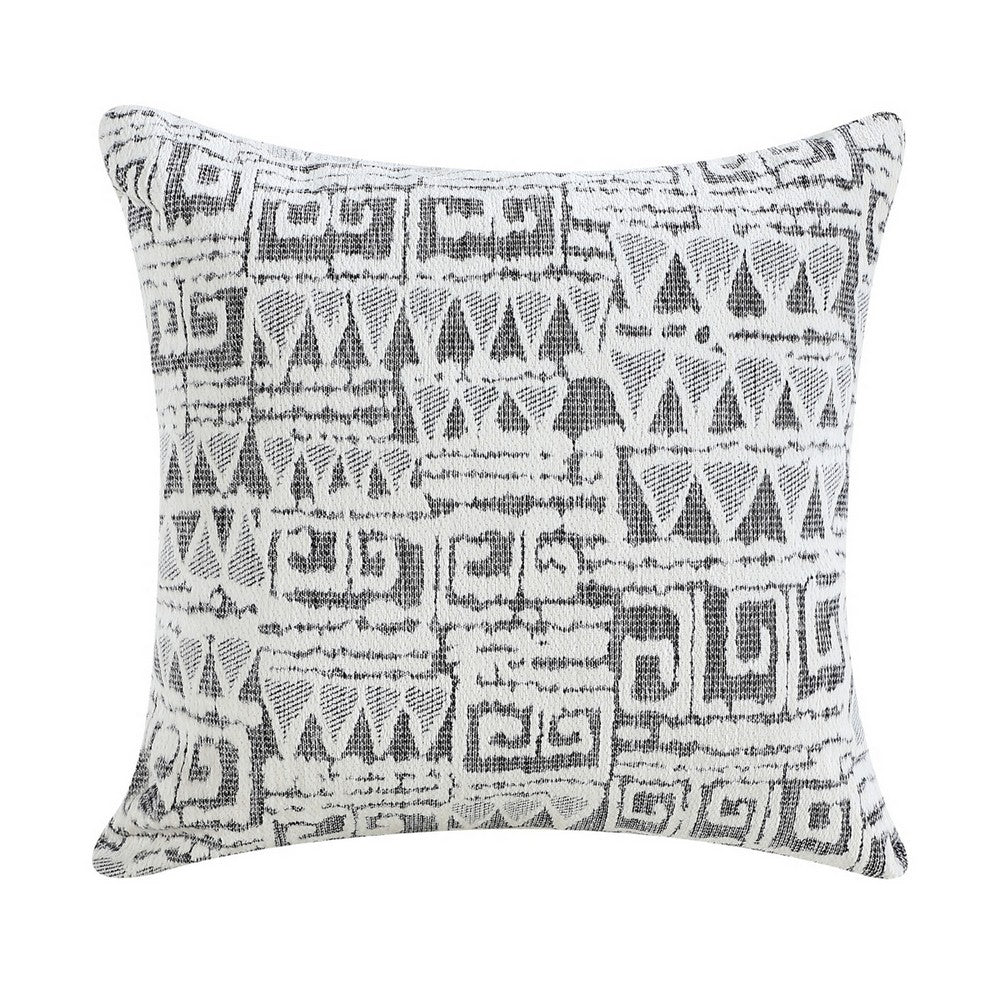 Pinto Loveseat with Nailhead Trim | 2 Accent Pillows | Gray Microfiber