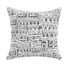 Pinto Sofa with Nailhead Trim and 2 Accent Pillows | Gray Microfiber