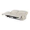 Cally Power Reclining Sofa with USB Charging Ports | Beige Microfiber