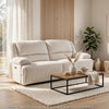 Cally Power Reclining Sofa with USB Charging Ports | Beige Microfiber