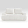 Brenda Loveseat | Reversible Cushions | Faux Wood Feet | Beige Chenille