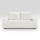Brenda Loveseat | Reversible Cushions | Faux Wood Feet | Beige Chenille