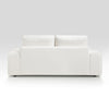 Brenda Loveseat | Reversible Cushions | Faux Wood Feet | Beige Chenille
