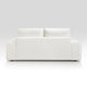 Brenda Loveseat | Reversible Cushions | Faux Wood Feet | Beige Chenille