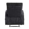 May Wall Hugger Reclining Chair | Storage Pocket | Dark Gray Microfiber