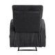 May Wall Hugger Reclining Chair | Storage Pocket | Dark Gray Microfiber