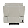 Zelda Power Glider Recliner | Power Headrest | USB | Gray Genuine Leather