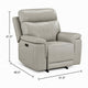 Zelda Power Glider Recliner | Power Headrest | USB | Gray Genuine Leather