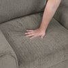Elon Club Chair with Black Feet | Rolled Arms Design | Brown Chenille