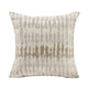Zoya Sofa w 2 Pillows | Track Arms | Foam Fill Taupe Chenille 83"