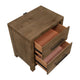Masi Nightstand | 2 Drawers | Built-In USB Ports | Transitional Style | Brown